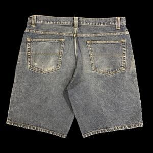 Faded Glory Denim Shorts Mens 38 Blue Vintage Wash Jean Shorts